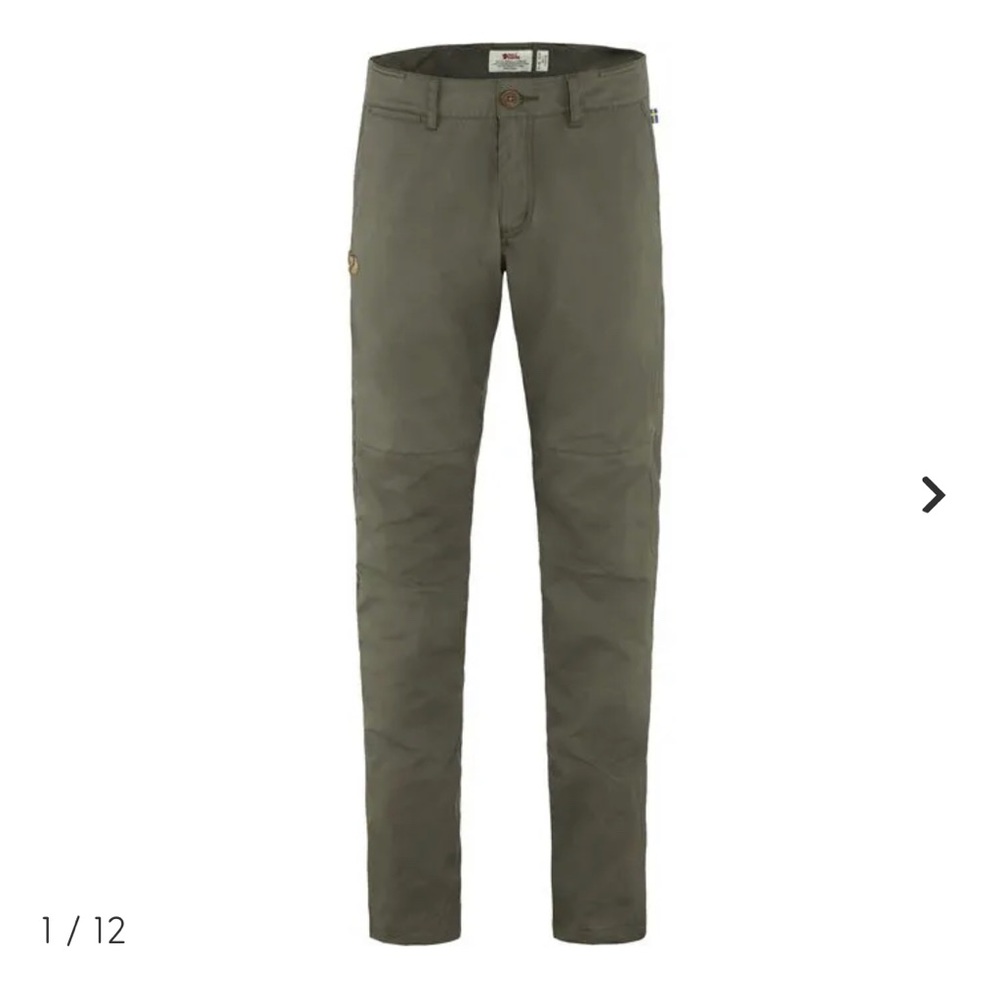 Fjallraven Men’s Sormland Tapered Trousers - Tarmac / Size 33”-34” Long